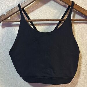 Glyder Black Strappy Crop Bra